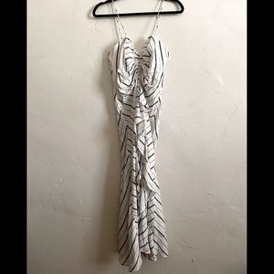 Bardot - BNWT White Ruched Maxi Dress Size S